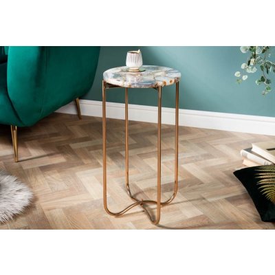 LuxD Tristen I 35 cm achát modrý – Zboží Dáma