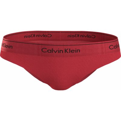 Calvin Klein Dámské kalhotky BIKINI 000QF7451E XAT červené – Zboží Mobilmania