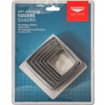 Paderno Vykrajovátka sada 6ks (čtverec) tvar: 3,7-6,5cm, v.3cm – Zboží Mobilmania