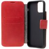 Pouzdro a kryt na mobilní telefon FIXED ProFit z pravé hovězí kůže pro Apple iPhone 14 Plus FIXPFIT2-929-RD červené