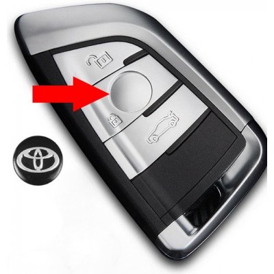 TOYOTA znak - emblém na klíček kulatý 14mm – Sleviste.cz