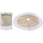 KOOPMAN Sukně pod vánoční stromek, průměr 90 cm - zlatá šampaň metalíza