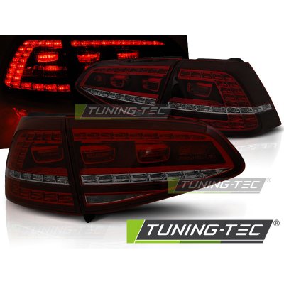 Světla zadní VW GOLF 7 13- RED SMOKE LED GTI LOOK – Zboží Mobilmania