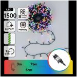 Aigostar B.V. LED Venkovní vánoční řetěz 1500xLED/8 funkcí 78m IP44 multicolor B10303AFRT – Hledejceny.cz