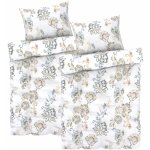 Livarno home satén povlečení ornament/modrá/bílá/béžová 140x200 70x90 – Sleviste.cz
