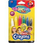 Obličejové barvy Colorino 6 ks metalické – Zbozi.Blesk.cz