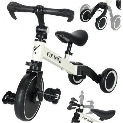 Ikonka 3 v 1 TRIKE FIX MINI SPEED s pedály bílá – Zboží Dáma