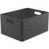 Úložný box Rotho Country Úložný box 43 x 33 x 21,5 cm 28 l antracit 1166808853