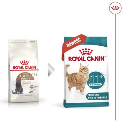 ROYAL CANIN Ageing 11+ Sterilised 0,4 kg – Sleviste.cz