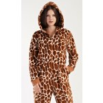 Vienetta Secret Žirafa dámský overal na spaní teplý hnědý – Zbozi.Blesk.cz