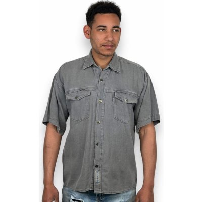 Anjun pánská košile tmavě šedá – Hledejceny.cz