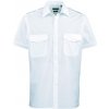 Pánská Košile Premier Workwear pánská pilotní košile s krátkým rukávem PR212 light blue