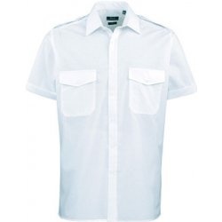 Premier Workwear pánská pilotní košile s krátkým rukávem PR212 light blue