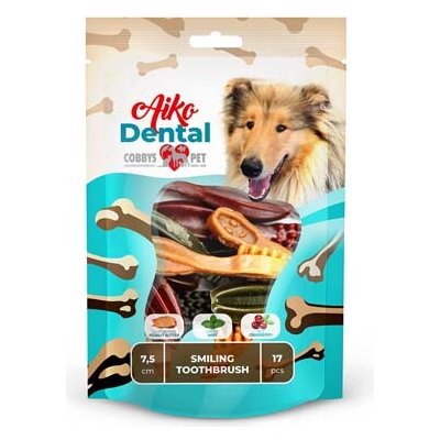 AIKO Dentální kartáček pro psy čištění zubů a svěží dech 170 g – Hledejceny.cz