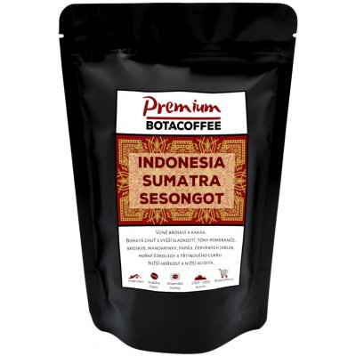 BotaCoffee Indonesia Sumatra Sesongot Gayo zrnková 250 g – Hledejceny.cz