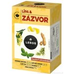 Leros Čajový dýchánek lípa & zázvor 20 x 2 g – Hledejceny.cz