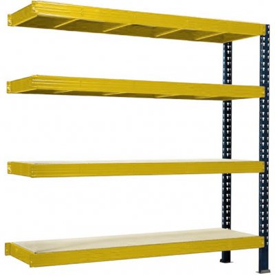 Trestles Regál přídavný RNC 2000 x 2000 x 600 4 police modrá – Zboží Mobilmania