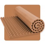 Akustický panel pěna Pyramida 200×100 cm 4 cm hnědý – Hledejceny.cz