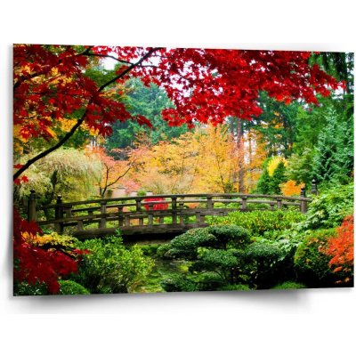 Sablio Obraz Most v parku - 150x110 cm – Hledejceny.cz