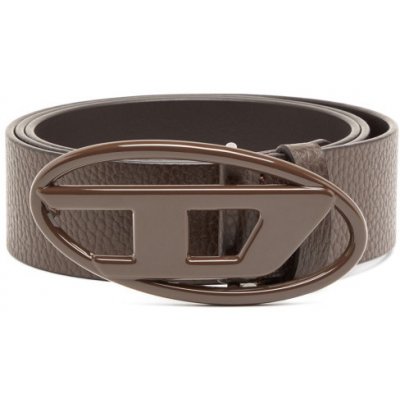 Diesel opasek OVAL D LOGO B-1DR BELT DARK BROWN – Zboží Dáma