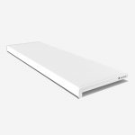 Vnitřní plastový parapet 150x40 mm, bílý – Hledejceny.cz