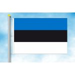 LIBEA, s.r.o. Vlajka Estonska Rozměr: 100×150 cm, Uchycení: Karabiny na stožár – Hledejceny.cz