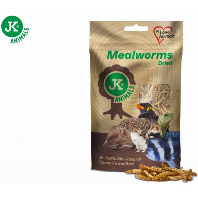 JK Animals Dried Mealworms 80 g – Zboží Dáma