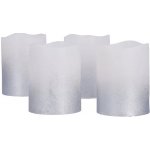 Solight sada LED svíček s časovačem 4x svíčka 6,5cm stříbrná barva 4xCR2032 součástí – Hledejceny.cz