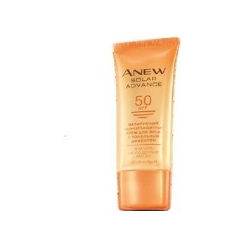 Avon - Sun+ matující tónovací krém na opalování proti stárnutí pleti SPF50 50 ml