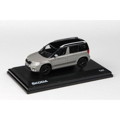 Abrex škoda Yeti FL 2013 Šedá Steel Uni 1:43 – Sleviste.cz