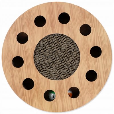 MAGIC CAT škrabadlo Interactive kruh 1 kartonové 33 x 33 x 6 cm – Zbozi.Blesk.cz