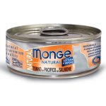Monge Cat Natural tuňák žlutoploutvý a losos 80 g – Hledejceny.cz