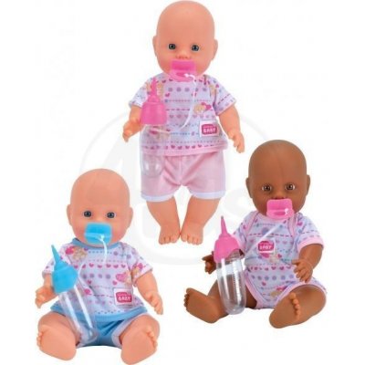 Simba 30 cm New Born Baby Tmavé v růžovém – Zboží Mobilmania