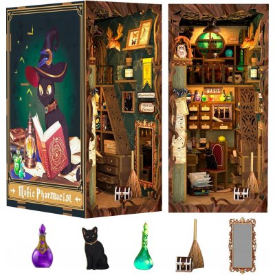 Habarri Miniaturní domeček Book Nook - Kouzelná lékárna CuteBee – Hledejceny.cz