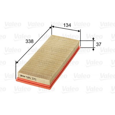 VALEO Vzduchový filtr 585375 – Hledejceny.cz
