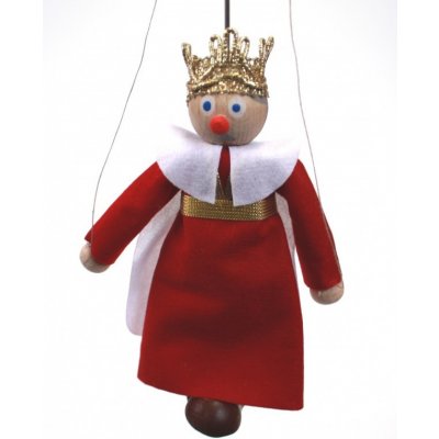 Gerlich dřevěná loutka Král Ferdinand – Zboží Dáma