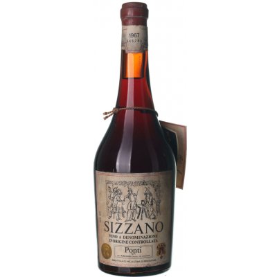 Ponti Sizzano suché červené 1967 12,5% 0,72 l (holá láhev) – Hledejceny.cz
