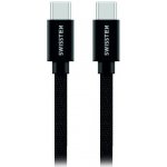 Swissten 71527201 Textile datový kabel USB-C 1,2 m – Zboží Mobilmania