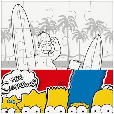 Efko Puzzle The Simpsons Namaluj si malý čtverec – Hledejceny.cz