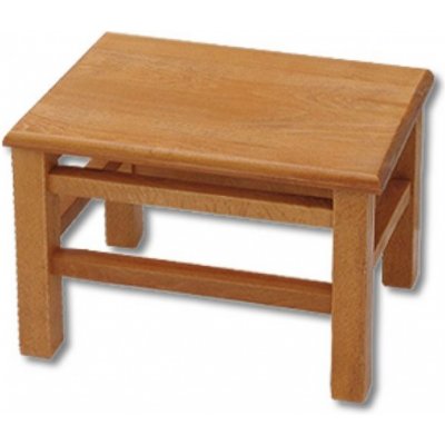 Drewmax dřevěný taburet z masivního dřeva buk KT254 pacyg – Zboží Dáma