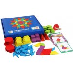 KIK Dřevěná mozaika 130 ks – Zboží Dáma