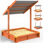 Spielwerk 109560 Pískoviště se stříškou Sami smrkové dřevo 120x120x120cm – Sleviste.cz