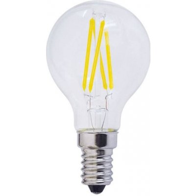 Optonica LED Filament žárovka G45 E14 4W Neutrální bílá – Hledejceny.cz