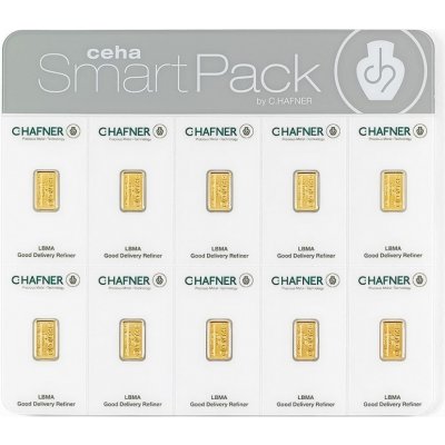 C.Hafner zlatý slitek Smart Pack 10 x 2 g – Sleviste.cz