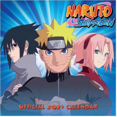 Naruto | kalendář nástěnný naruto shippuden 2024 - 30x30 cm – Zbozi.Blesk.cz