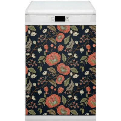 Magnet na myčku Retro květiny 45x70 cm – Hledejceny.cz