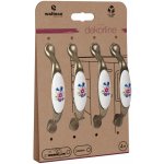 Walteco Set nábytkových úchytek 96mm, antik mosaz/porcelán, kytice, 4 ks 7740 – Sleviste.cz