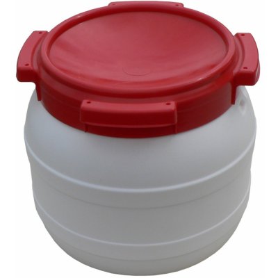 Curtec Plastový sud 10,4 l - bílo-červený – Zbozi.Blesk.cz