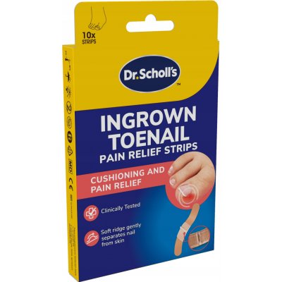 Dr. Scholl's Náplasti na zarostlé nehty na nohou 10 ks – Hledejceny.cz