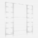 Eclisse dvoukřídlé 1100+1100/1970 mm x KIT 100 mm SDK – Sleviste.cz